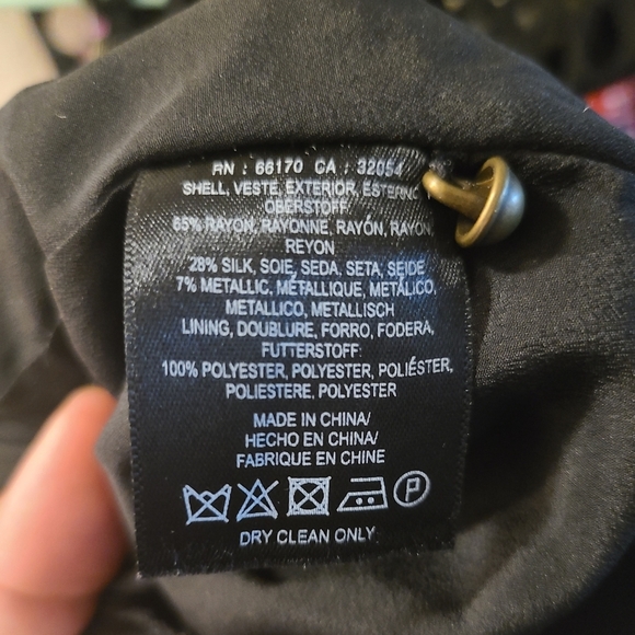 Moulinette Soeurs Anthropologie Linnea Burnout Velvet Metallic Dress Size S. - Picture 8 of 8